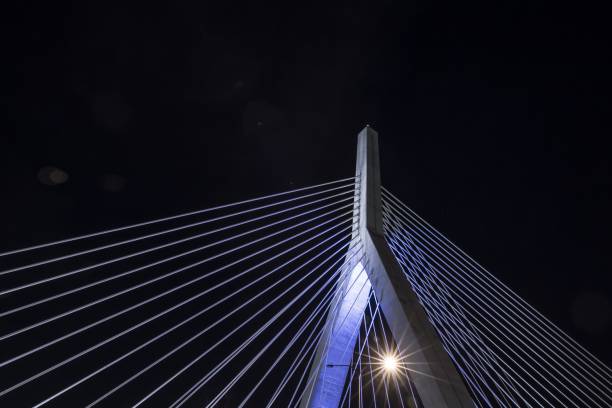 istock Night Bridge In Boston Photo 1046624282