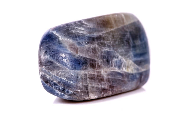 istock Macro mineral stone sapphire on white background 1046625304