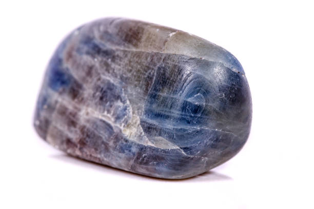 istock Macro mineral stone sapphire on white background 1046627534