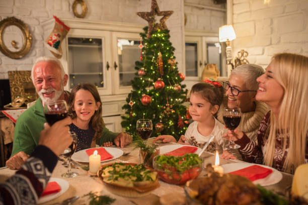 istock Family having lunch together 1046628378