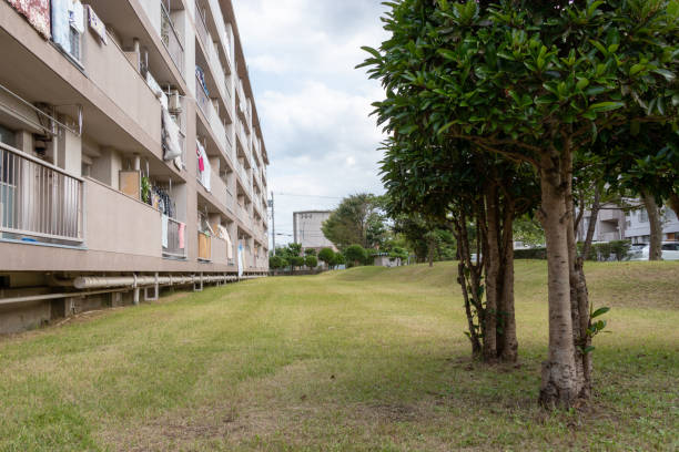 istock Sodegaura Complex apartment in Narashino City, Chiba Prefecture, Japan 1046631788