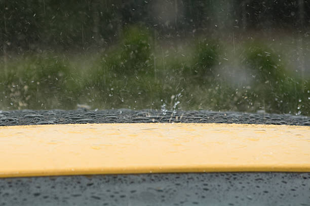 Heavy Rain stock photo