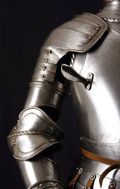 istock Metallic knight armour with intricate detailing 104665812