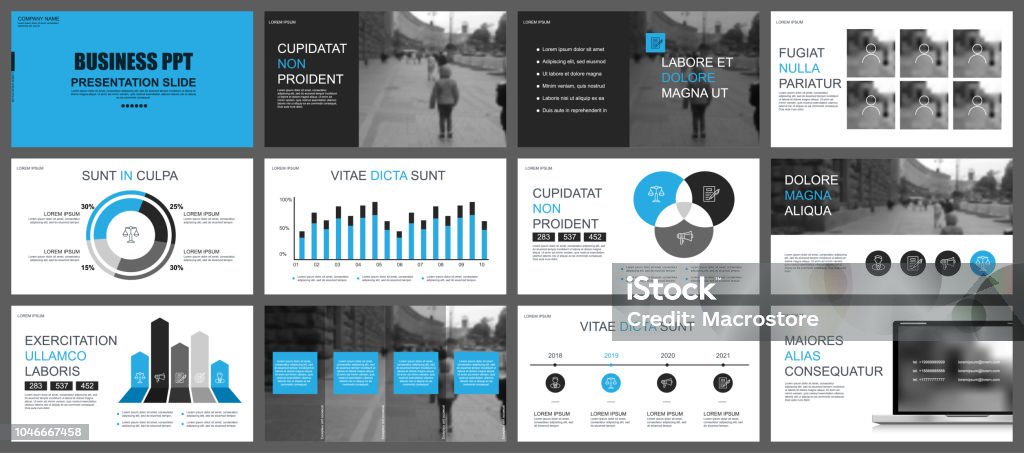 Business presentation slides templates from infographic elements. Business presentation slides templates from infographic elements. Can be used for presentation, flyer and leaflet, brochure, corporate report, marketing, advertising, annual report, banner, booklet. Electrical Outlet stock vector