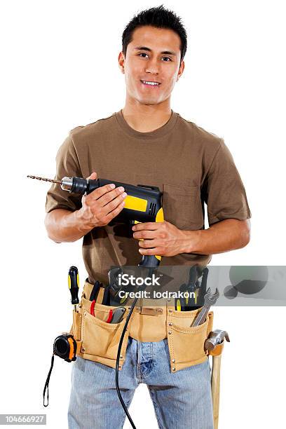 Handyman Stock Photo - Download Image Now - Men, White Background, Cut Out