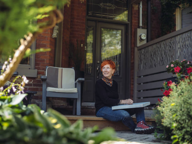 istock Senior woman artist at work 1046670688