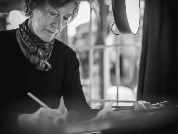 istock Senior woman artist at work 1046673038