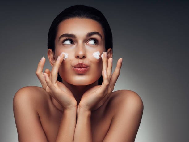 istock Girl inflicting cream 1046676512