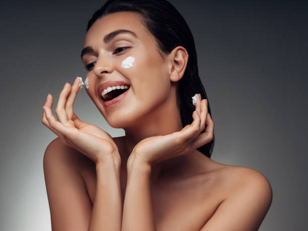 istock Girl inflicting cream 1046676536