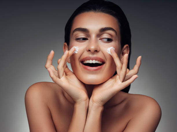 istock Girl inflicting cream 1046676724