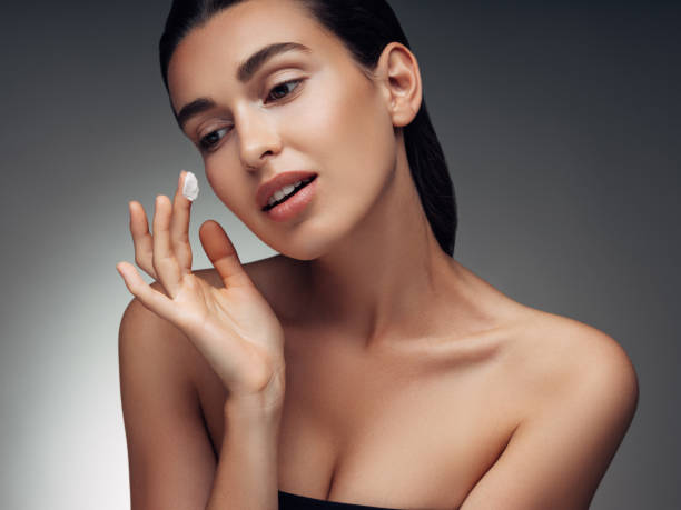 istock Girl inflicting cream 1046677068