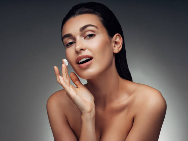 istock Girl inflicting cream 1046677120