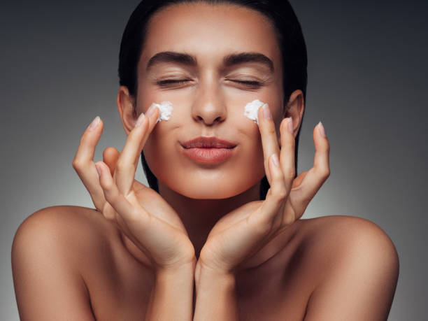 istock Girl inflicting cream 1046677296