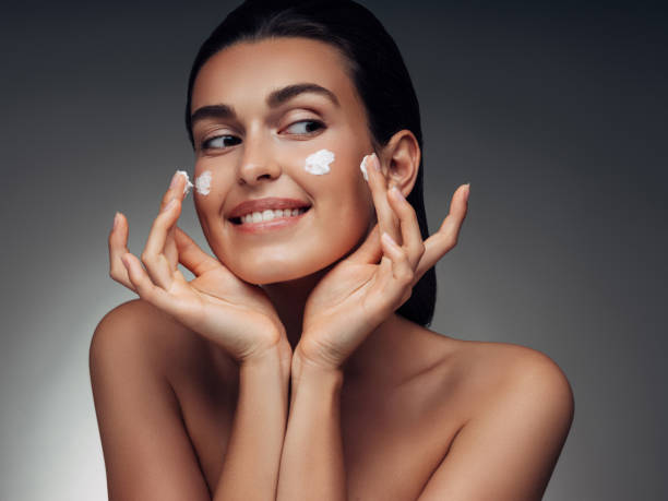 istock Girl inflicting cream 1046677410