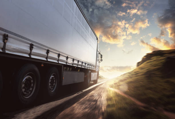 istock Truck on the road 1046680520