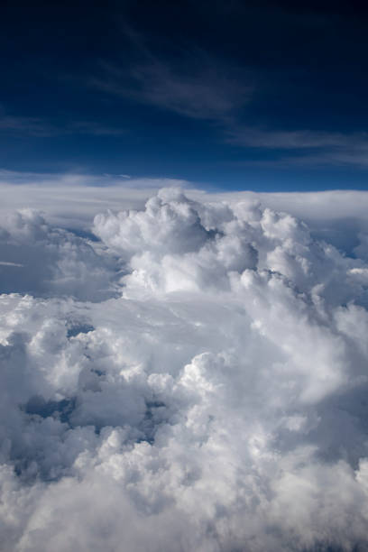 Building thunderstorms from above.