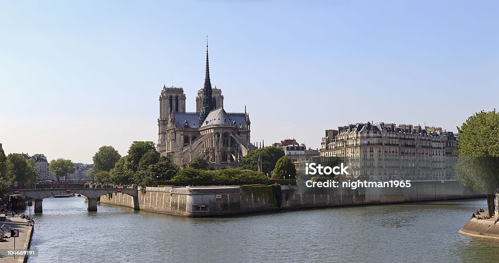 Katedra Notre-Dame w Paryżu - Zbiór zdjęć royalty-free (Architektura)