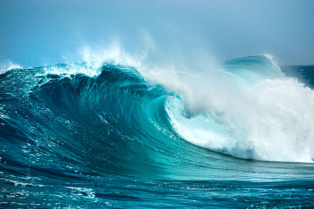 ocean wave - spritze fotos stock-fotos und bilder
