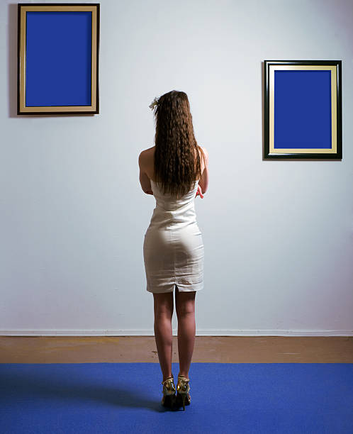 istock Woman in gallery 104670067
