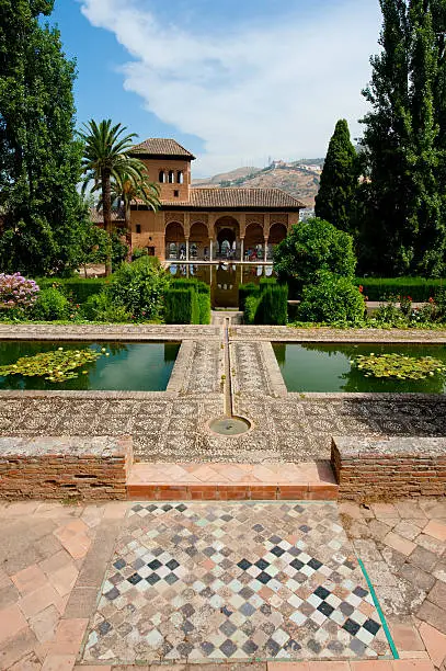 The Alhambra, most famous arab citadel in Granada, Spain
