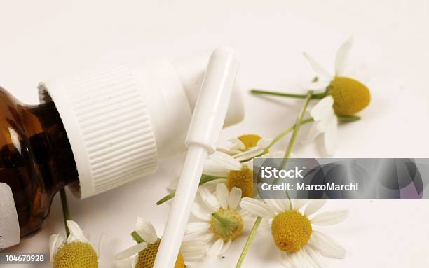 Chamomile Spray Stock Photo - Download Image Now - Alternative Medicine, Blue, Bottle