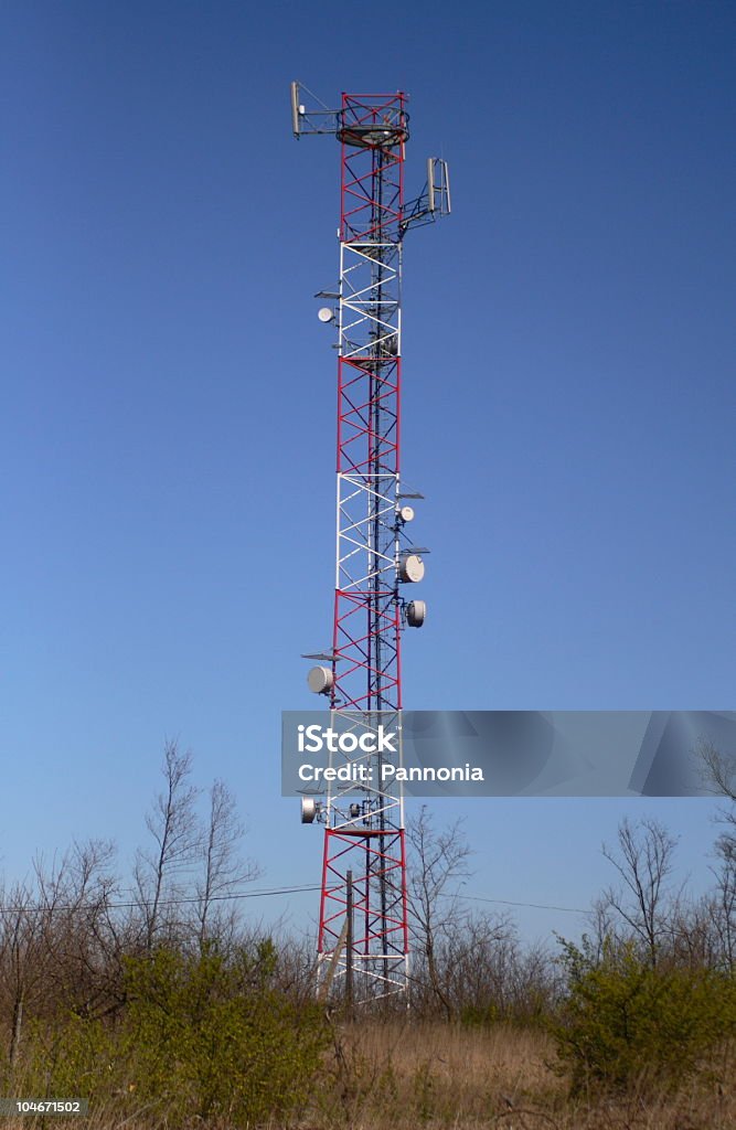 Kommunikation Turm - Lizenzfrei Antenne Stock-Foto