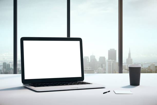 istock Close up of empty laptop 1046715162