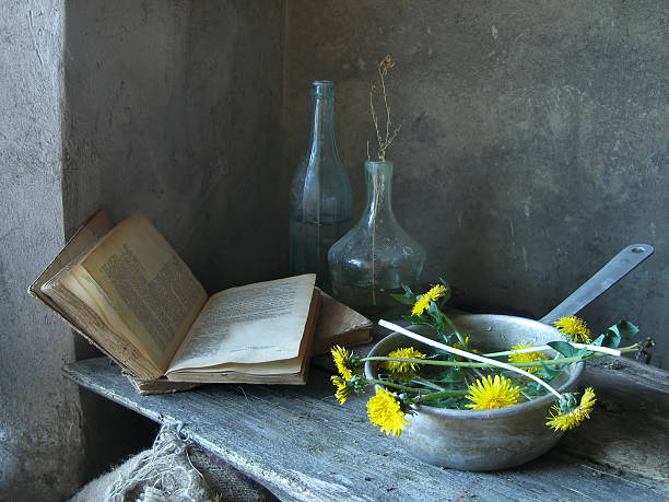 istock Still life with dandelions 104671550