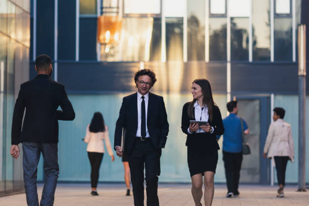 istock Businesspeople on the move 1046717982