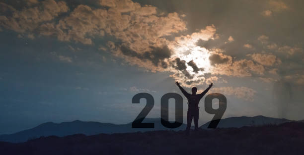 istock Greeting card  designs for Traveller Happy new year 2019 1046723248