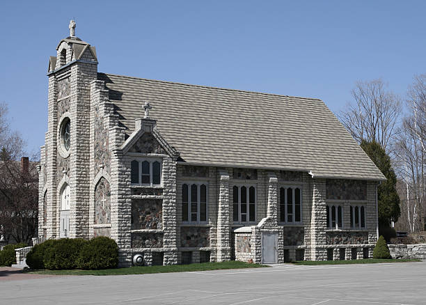 istock Beautiful stone and rock church 104673180
