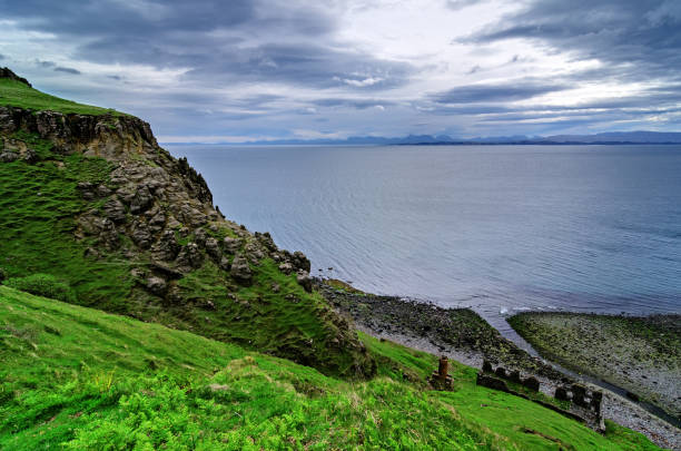 Coastline at Lealt Falls - Isle Of Skye