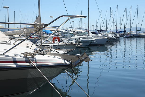 istock Yachts in Port, XL 104675385
