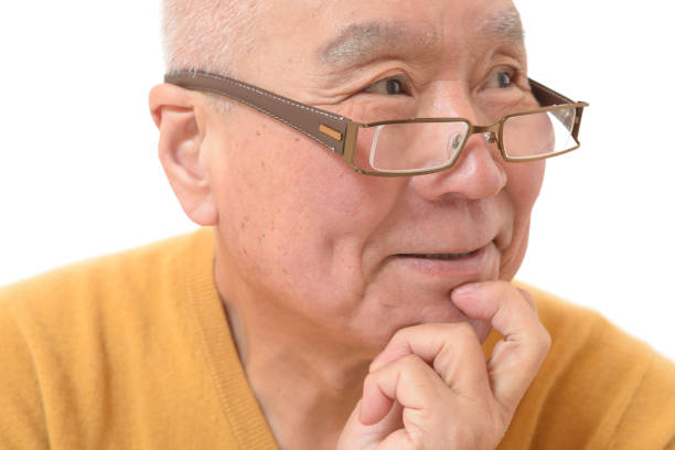 Japanese senior smile