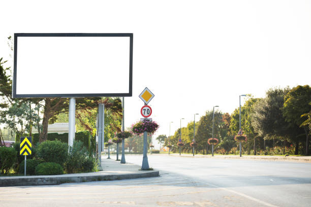 istock Billboard near the road. 1046767774
