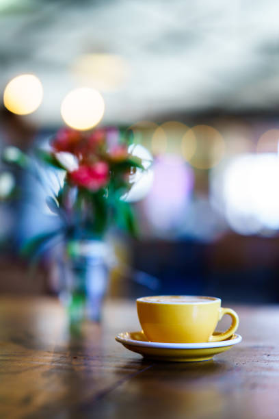 istock Coffee Latte on the wooden table 1046798350