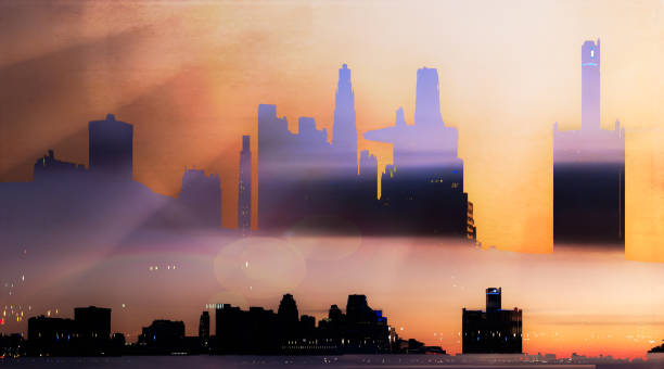 istock Detroit, Michigan - Abstract 1046798404