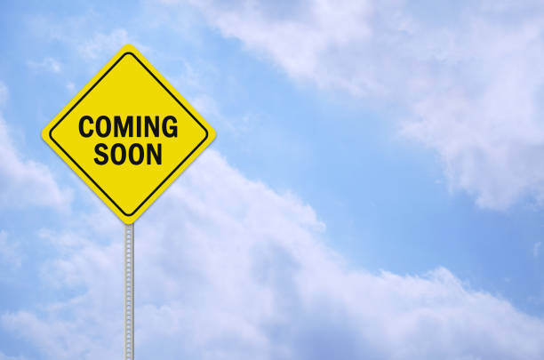 istock coming soon written on traffic sign 1046798430