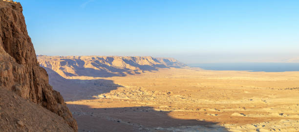 istock Ruins of Masada fort, ancient fortification 1046802712