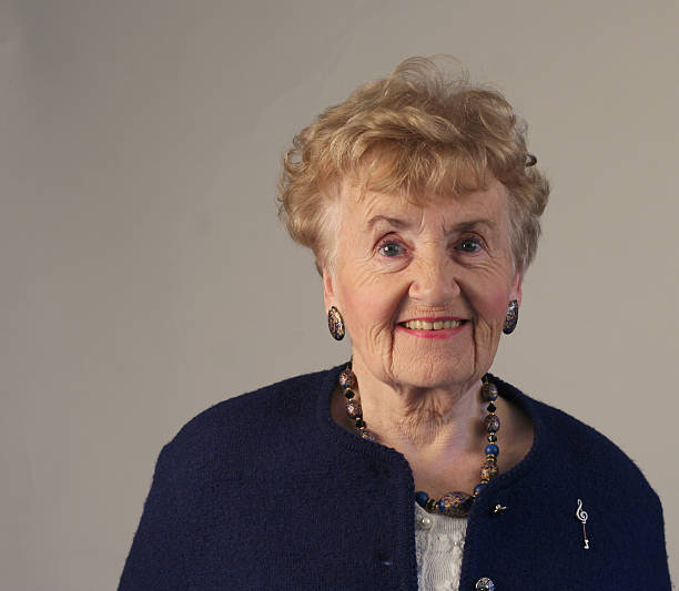 istock Smiling mature woman 104680288
