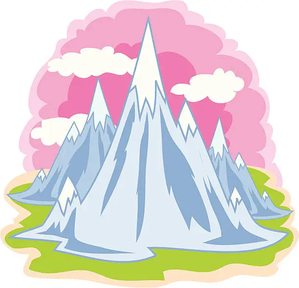 Vector illustration of Mountains