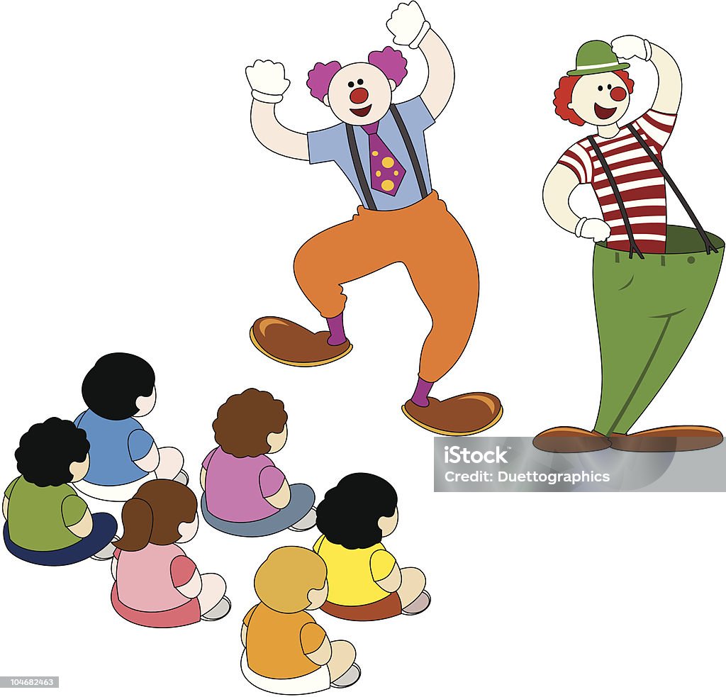 Clown Show Stock Illustration - Download Image Now - Activity, Artist,  Caricature - iStock