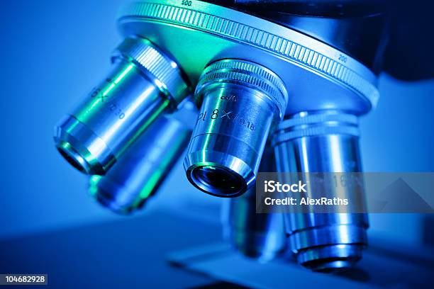Microscope Stock Photo - Download Image Now - Blue, Chemistry, Color Image