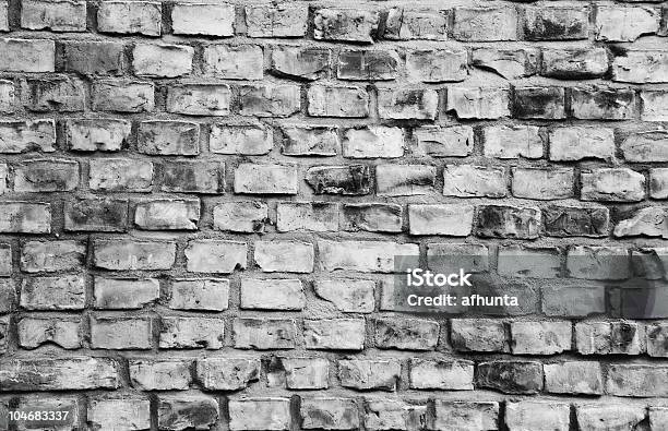 The Old Brick Wall Stock Photo - Download Image Now - Backgrounds, Block Shape, Brick