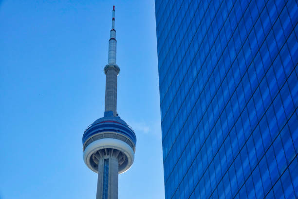 istock Toronto financial district skyline view from Ontario Lake 1046835820