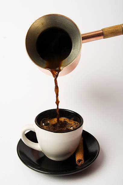 Fill  Coffee Cup stock photo