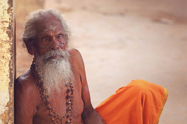 istock Indian Sadhu Posing to Camera 1046846194