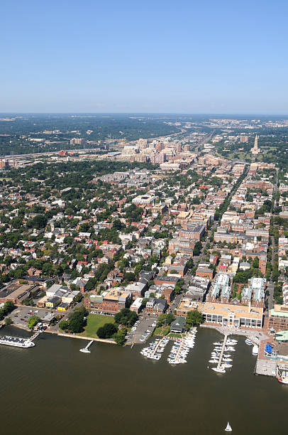 istock Downtown Alexandria aerial 104684639