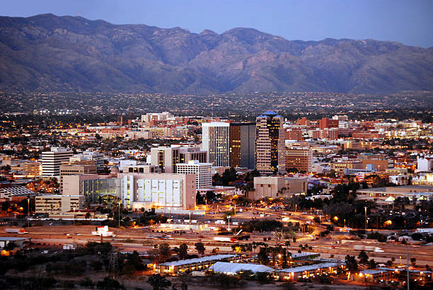 istock Tucson skyline after dark 104684658
