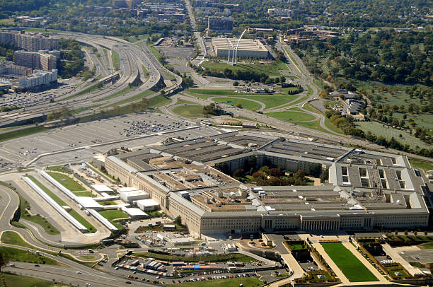 pentágono, eua. ministério da defesa - pentagon imagens e fotografias de stock